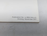 2018 Nissan Rogue Sport Owners Manual Book Guide P/N:LL18EA NALLU2 OEM Used Auto Parts - Oemusedautoparts1.com