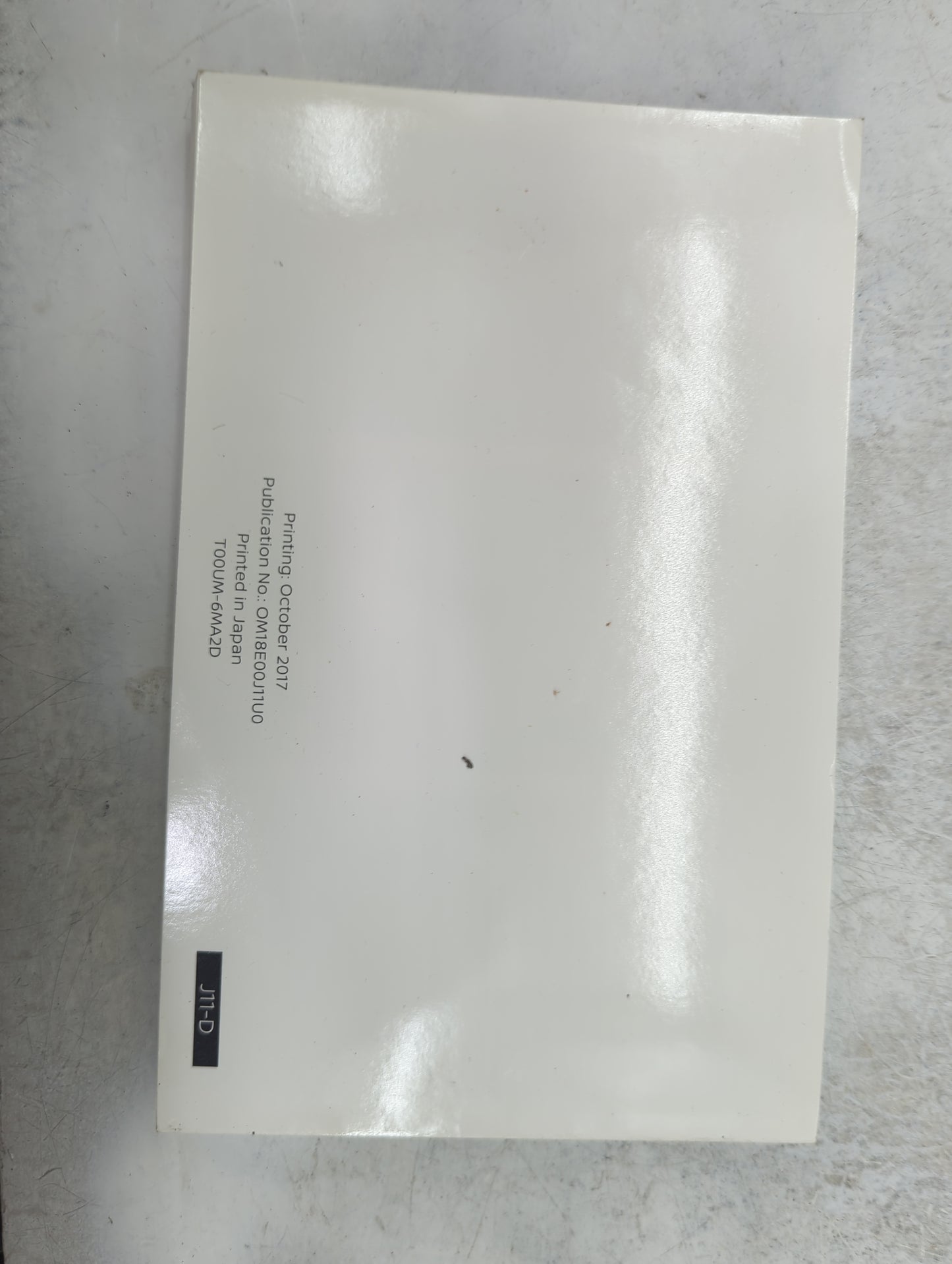 2018 Nissan Rogue Sport Owners Manual Book Guide P/N:OM18E00J11U0 T00UM-6MA2D OEM Used Auto Parts - Oemusedautoparts1.com