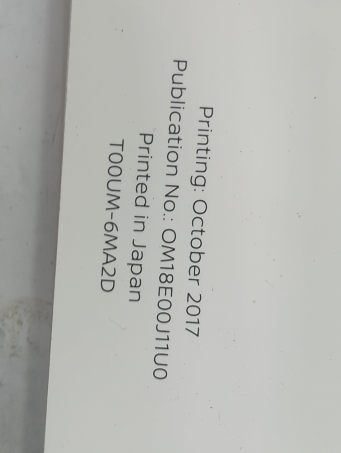 2018 Nissan Rogue Sport Owners Manual Book Guide P/N:OM18E00J11U0 T00UM-6MA2D OEM Used Auto Parts - Oemusedautoparts1.com