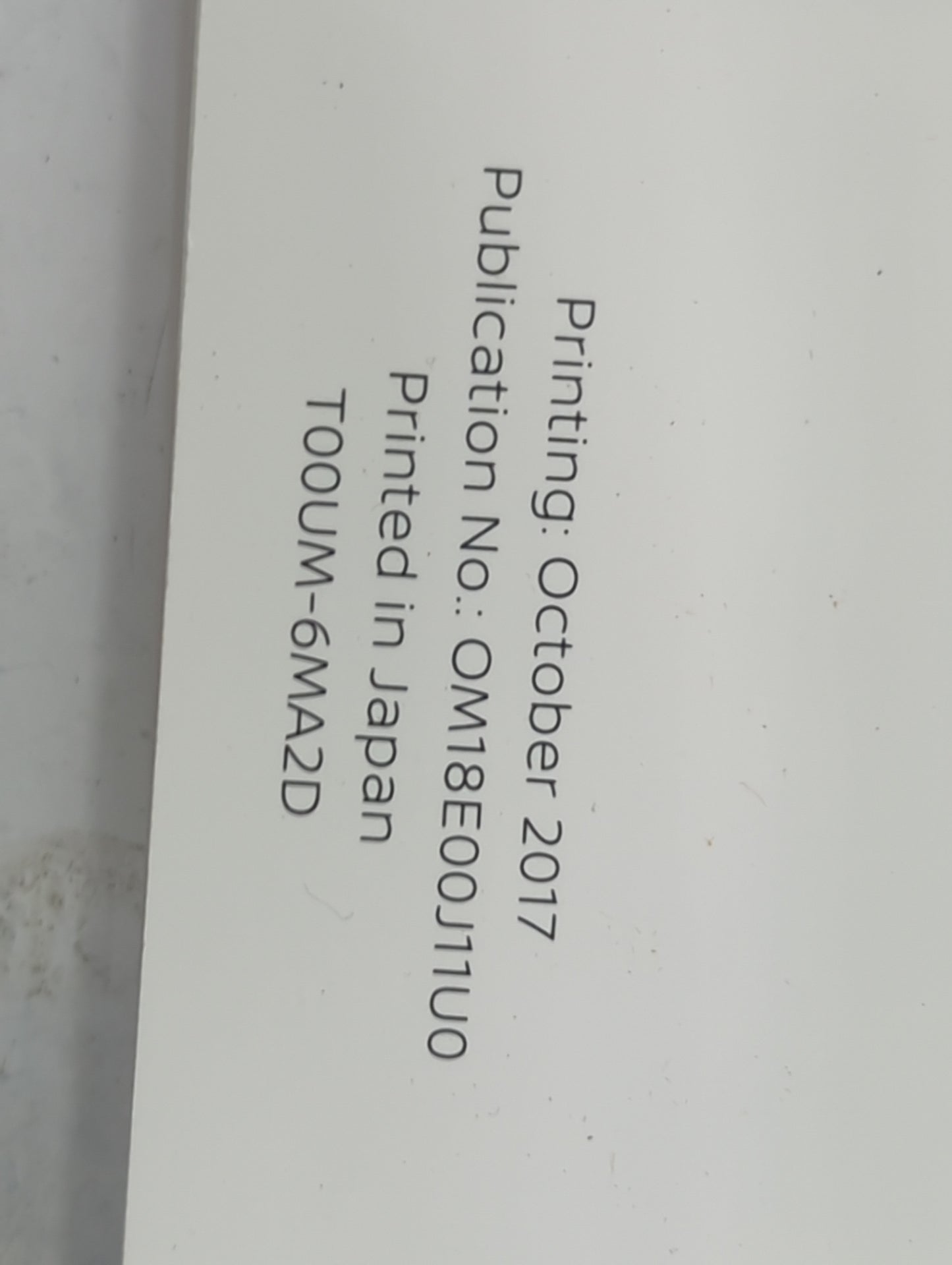 2018 Nissan Rogue Sport Owners Manual Book Guide P/N:OM18E00J11U0 T00UM-6MA2D OEM Used Auto Parts - Oemusedautoparts1.com