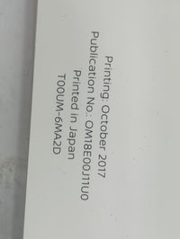 2018 Nissan Rogue Sport Owners Manual Book Guide P/N:OM18E00J11U0 T00UM-6MA2D OEM Used Auto Parts - Oemusedautoparts1.com