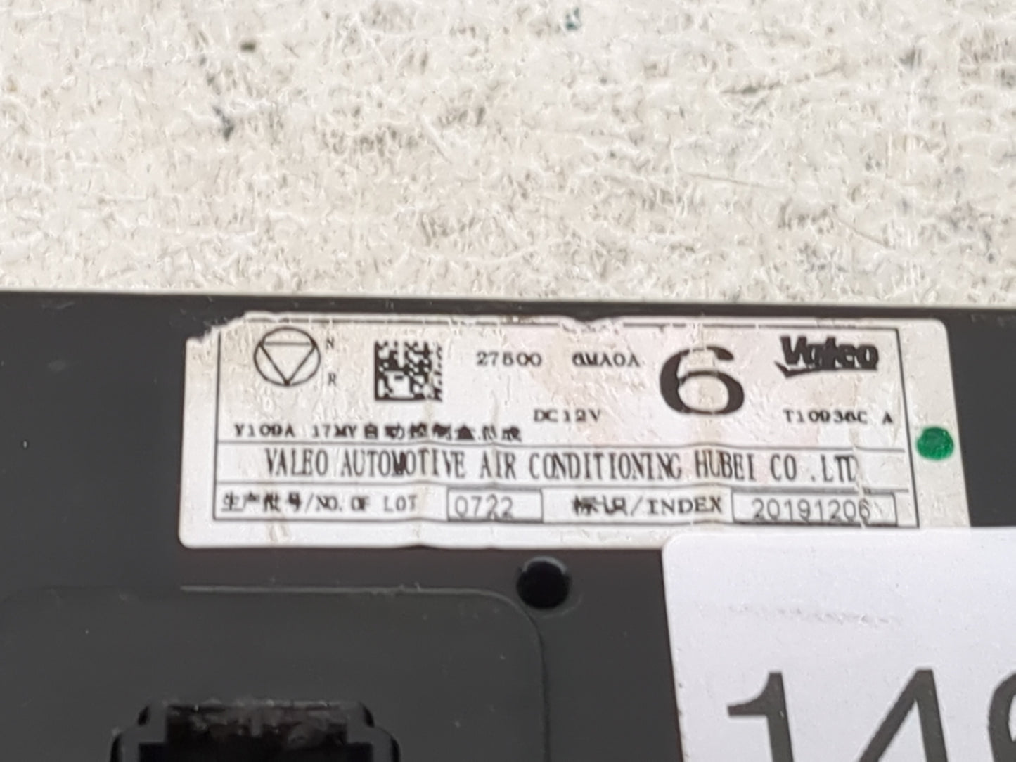 2017-2022 Nissan Rogue Sport Climate Control Module Temperature AC/Heater Replacement P/N:27500 6MA0A 27500 7FE0A Fits OEM U