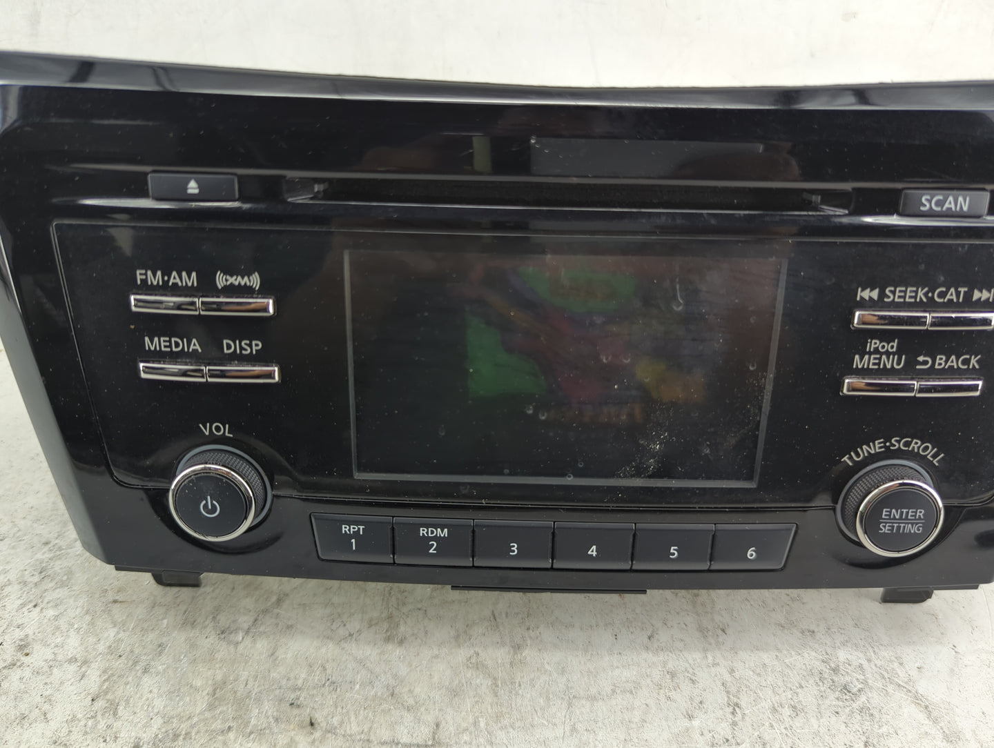 2017-2018 Nissan Rogue Sport Radio AM FM Cd Player Receiver Replacement P/N:28185 6MA0A CV-CN57N0AD Fits Fits 2017 2018 OEM 