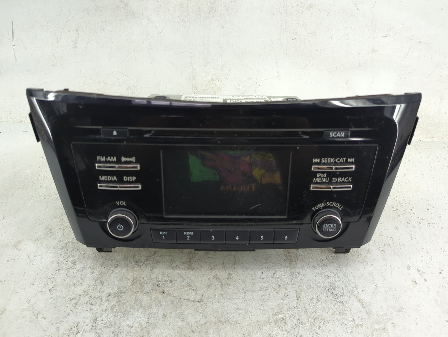 2017-2018 Nissan Rogue Sport Radio AM FM Cd Player Receiver Replacement P/N:281856MA0A CV-CN57N0AD Fits Fits 2017 2018 OEM U