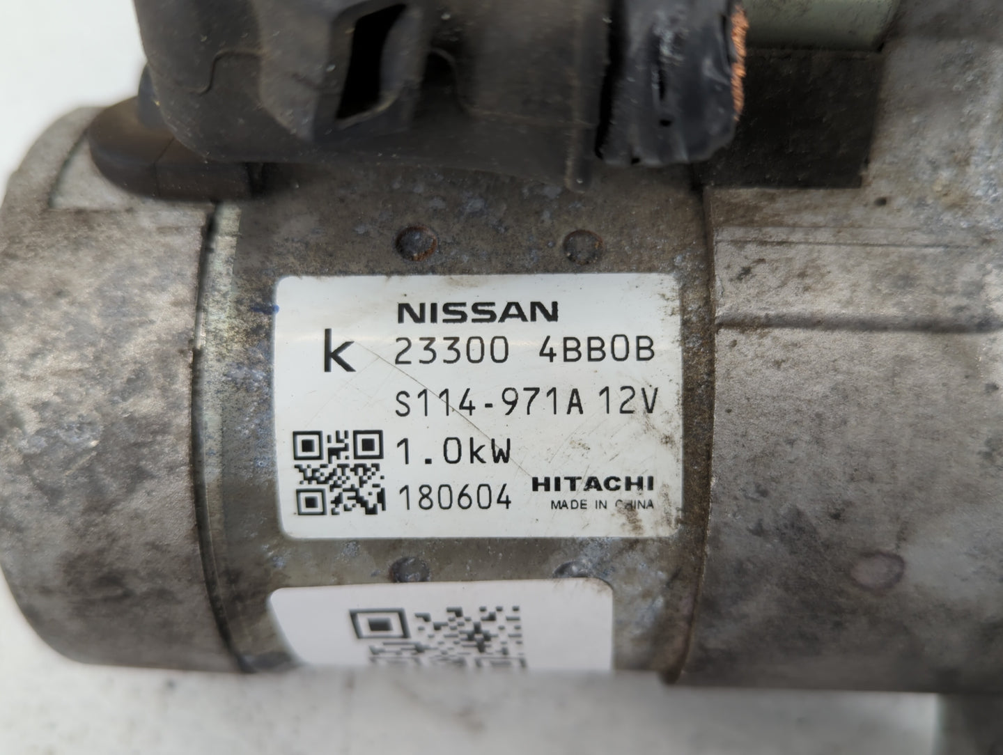 2017-2020 Nissan Rogue Sport Car Starter Motor Solenoid OEM P/N:23300 4BB0B Fits Fits 2017 2018 2019 2020 2021 OEM Used Auto