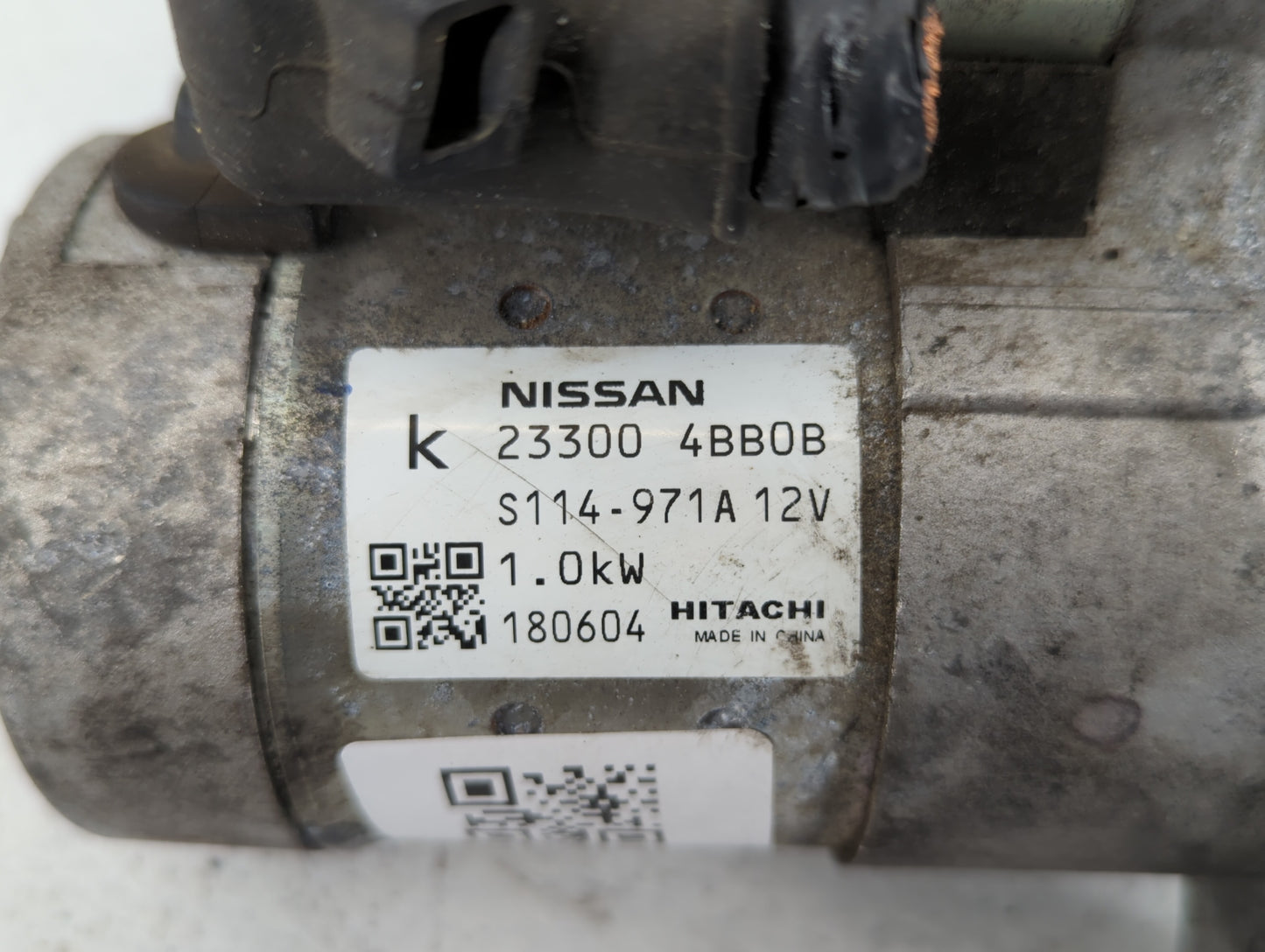 2017-2020 Nissan Rogue Sport Car Starter Motor Solenoid OEM P/N:23300 4BB0B Fits Fits 2017 2018 2019 2020 2021 OEM Used Auto