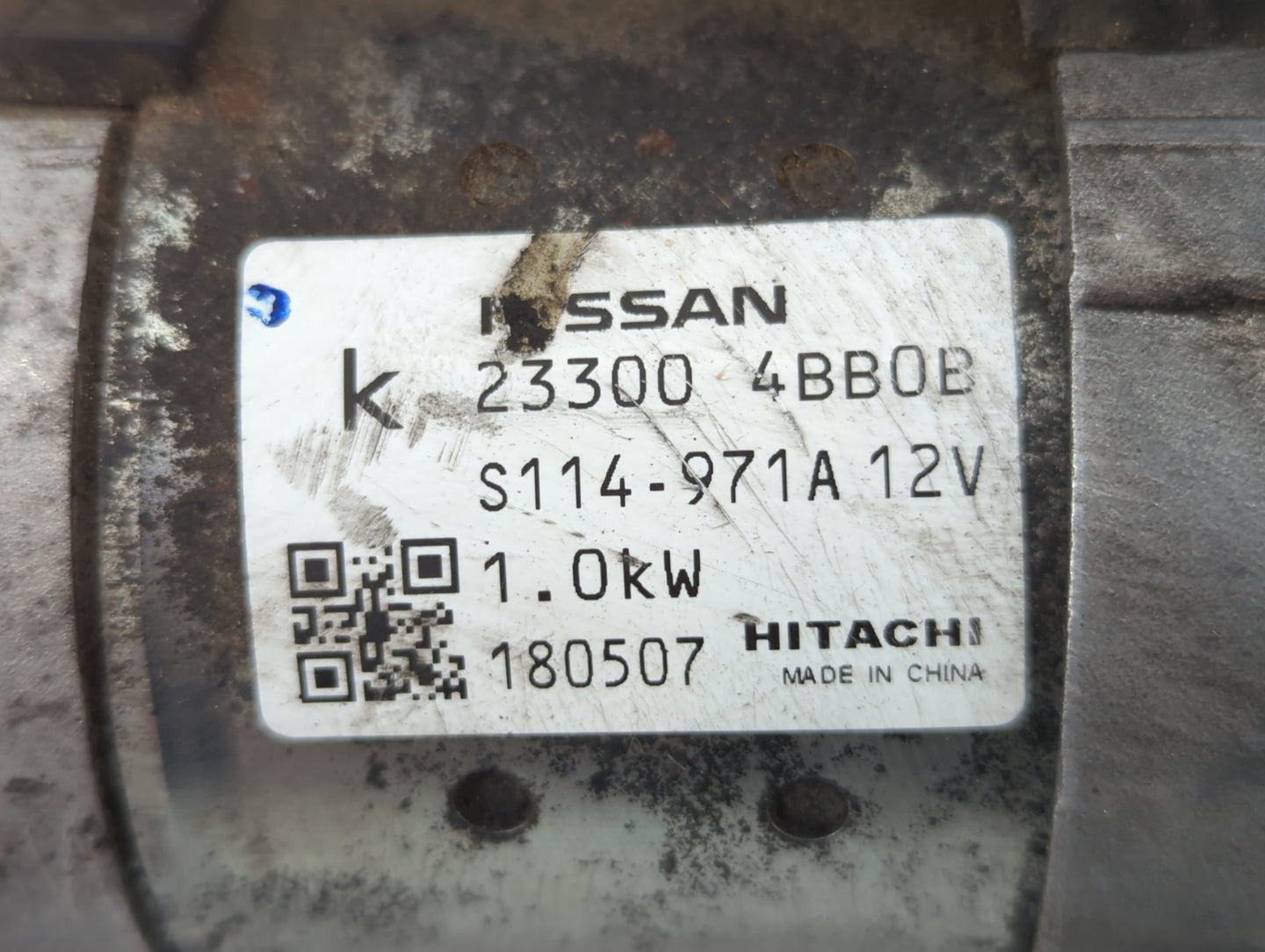 2017-2020 Nissan Rogue Sport Car Starter Motor Solenoid OEM P/N:23300 4BB0B Fits Fits 2017 2018 2019 2020 2021 OEM Used Auto