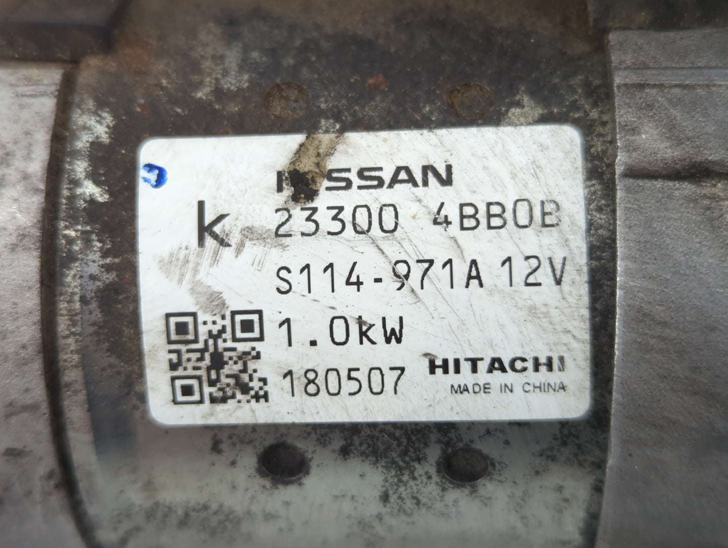 2017-2020 Nissan Rogue Sport Car Starter Motor Solenoid OEM P/N:23300 4BB0B Fits Fits 2017 2018 2019 2020 2021 OEM Used Auto