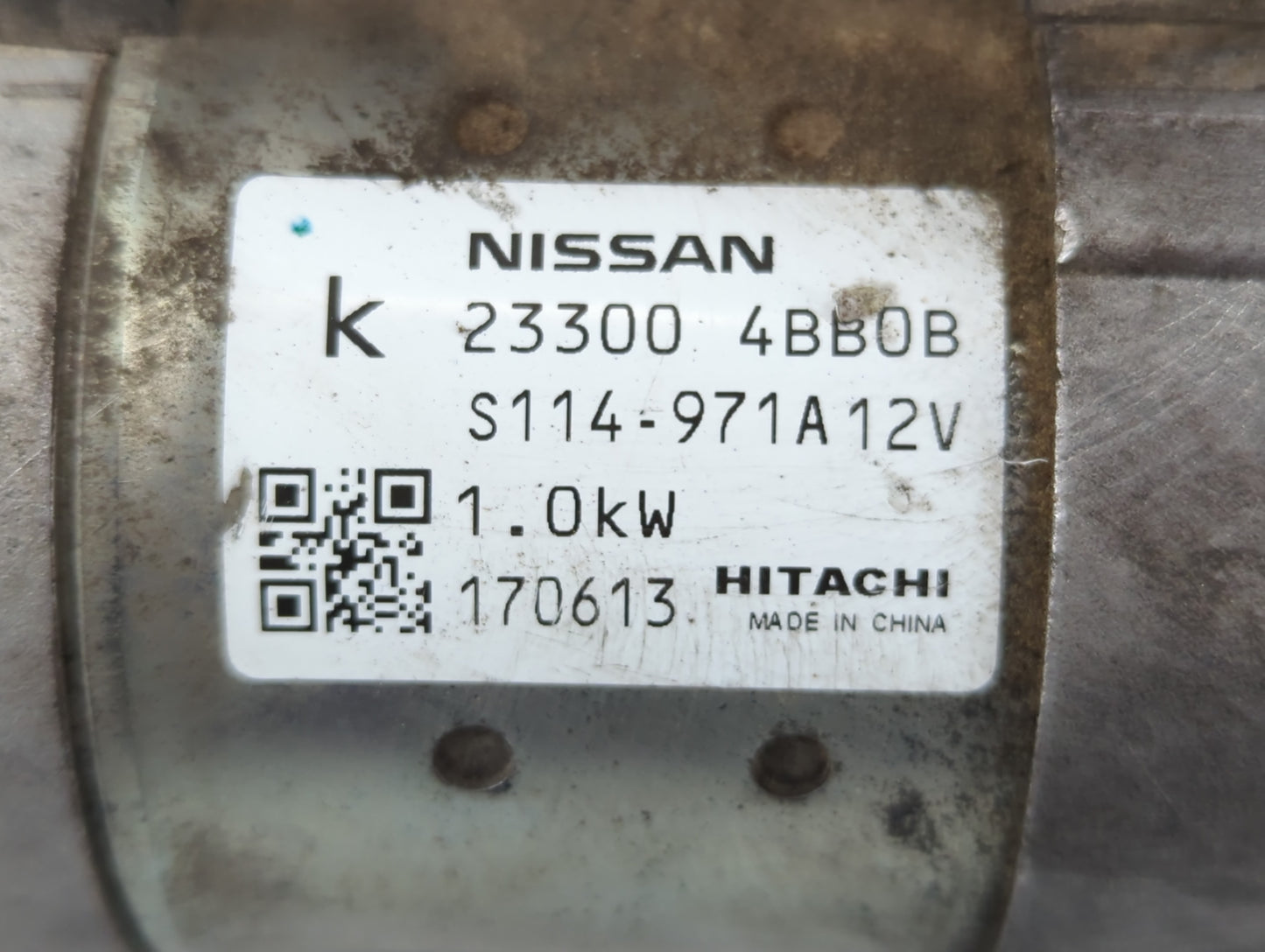 2017-2020 Nissan Rogue Sport Car Starter Motor Solenoid OEM P/N:23300 4BB0B Fits Fits 2017 2018 2019 2020 2021 OEM Used Auto