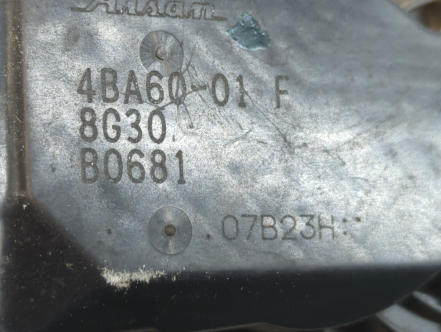 2018-2022 Nissan Rogue Sport Throttle Body P/N:4BA60-01 F Fits Fits 2018 2019 2020 2021 2022 OEM Used Auto Parts - Oemusedau