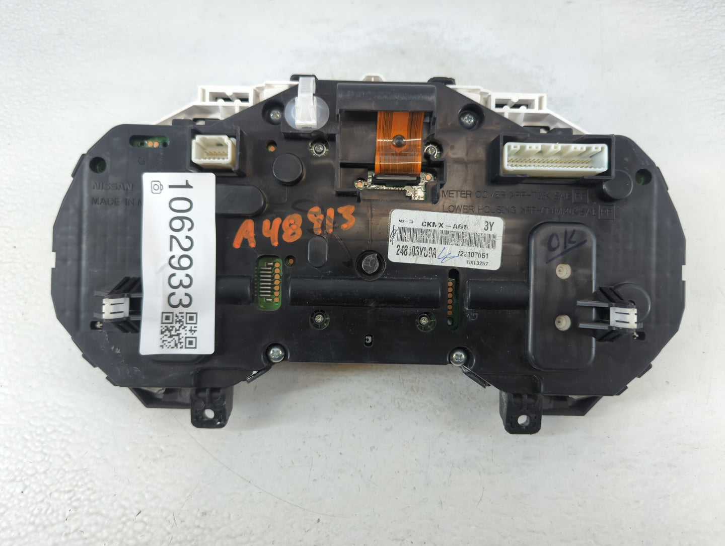 2017-2019 Nissan Sentra Instrument Cluster Speedometer Gauges P/N:CKMX-AGS 248103YU0A Fits Fits 2017 2018 2019 OEM Used Auto