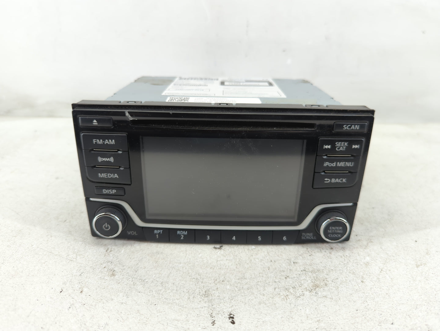 2017-2019 Nissan Sentra Radio AM FM Cd Player Receiver Replacement P/N:28185 4AF6A Fits Fits 2017 2018 2019 OEM Used Auto Pa