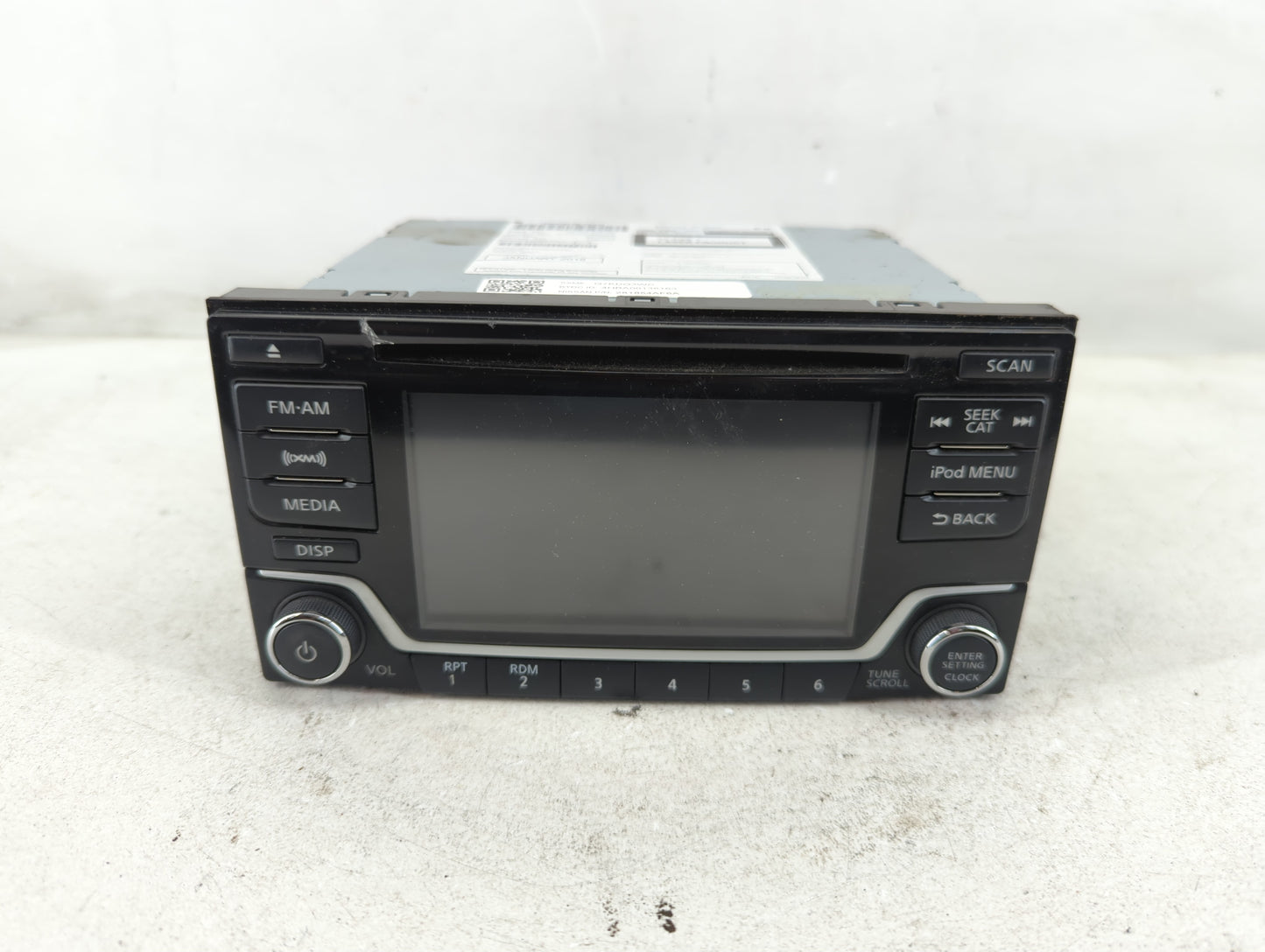 2017-2019 Nissan Sentra Radio AM FM Cd Player Receiver Replacement P/N:28185 4AF6A Fits Fits 2017 2018 2019 OEM Used Auto Pa