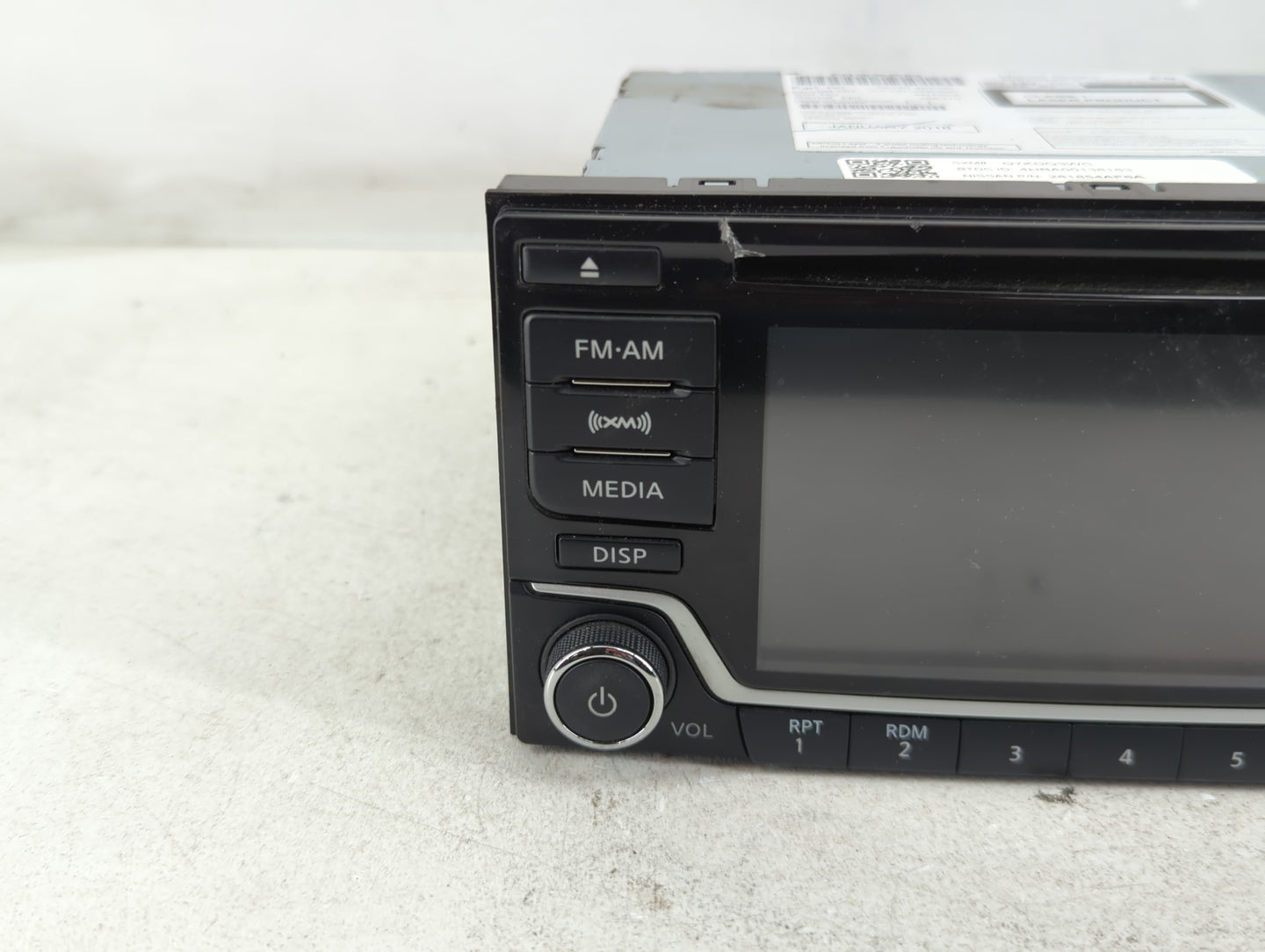 2017-2019 Nissan Sentra Radio AM FM Cd Player Receiver Replacement P/N:28185 4AF6A Fits Fits 2017 2018 2019 OEM Used Auto Pa