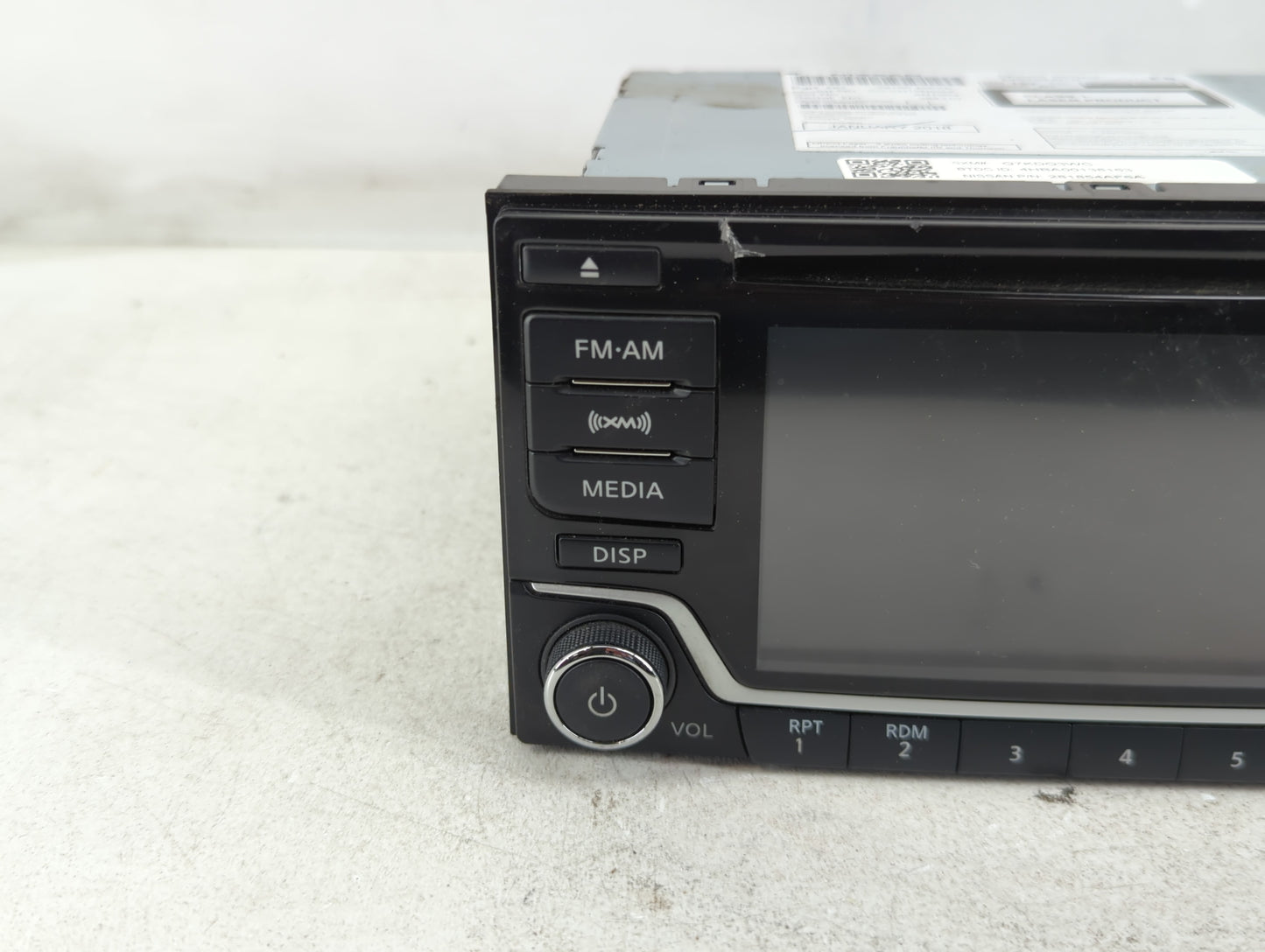 2017-2019 Nissan Sentra Radio AM FM Cd Player Receiver Replacement P/N:28185 4AF6A Fits Fits 2017 2018 2019 OEM Used Auto Pa