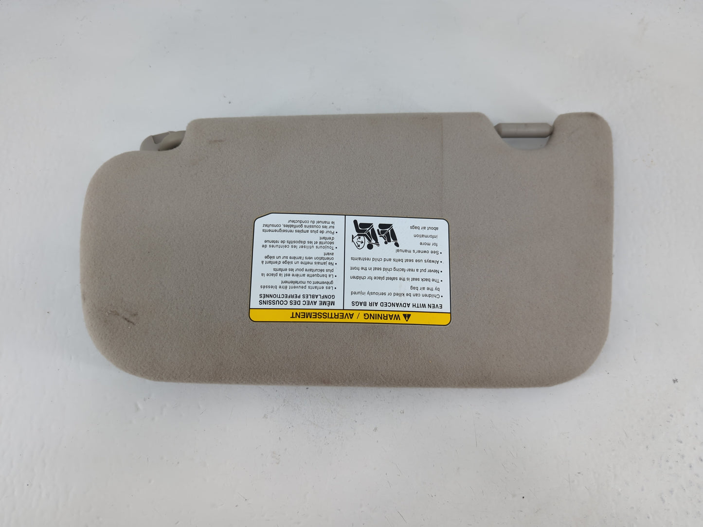 2013-2019 Nissan Sentra Sun Visor Shade Replacement Passenger Right Mirror Fits Fits 2012 2013 2014 2015 2016 2017 2018 2019