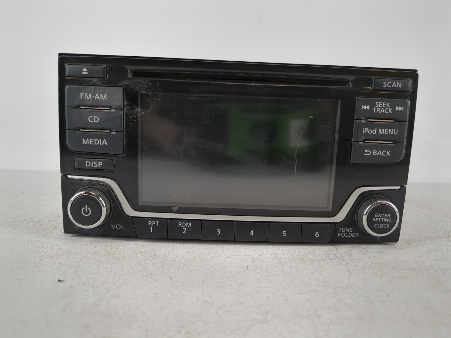2018-2019 Nissan Sentra Radio AM FM Cd Player Receiver Replacement P/N:28185 5UD0A Fits Fits 2018 2019 OEM Used Auto Parts -