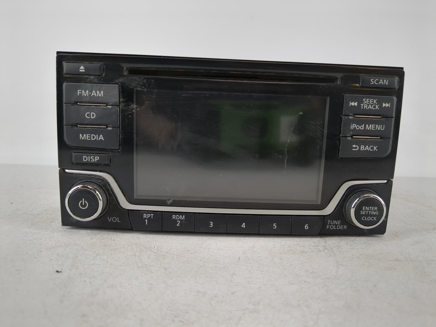 2018-2019 Nissan Sentra Radio AM FM Cd Player Receiver Replacement P/N:28185 5UD0A Fits Fits 2018 2019 OEM Used Auto Parts -