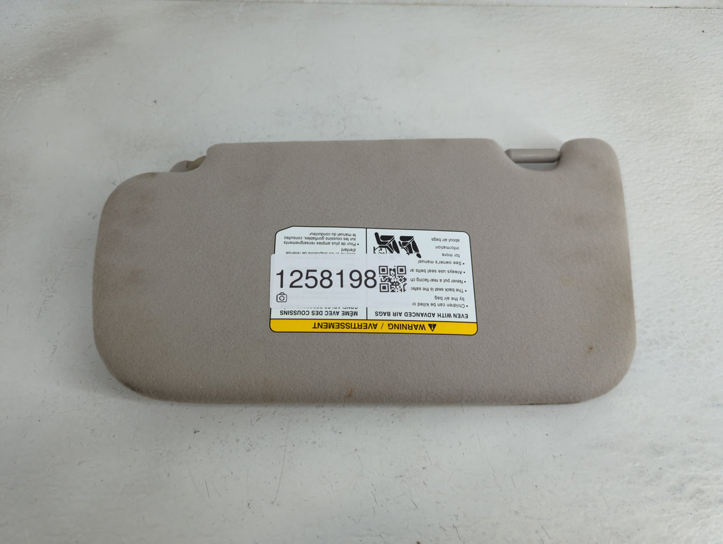 2013-2019 Nissan Sentra Sun Visor Shade Replacement Passenger Right Mirror Fits Fits 2012 2013 2014 2015 2016 2017 2018 2019