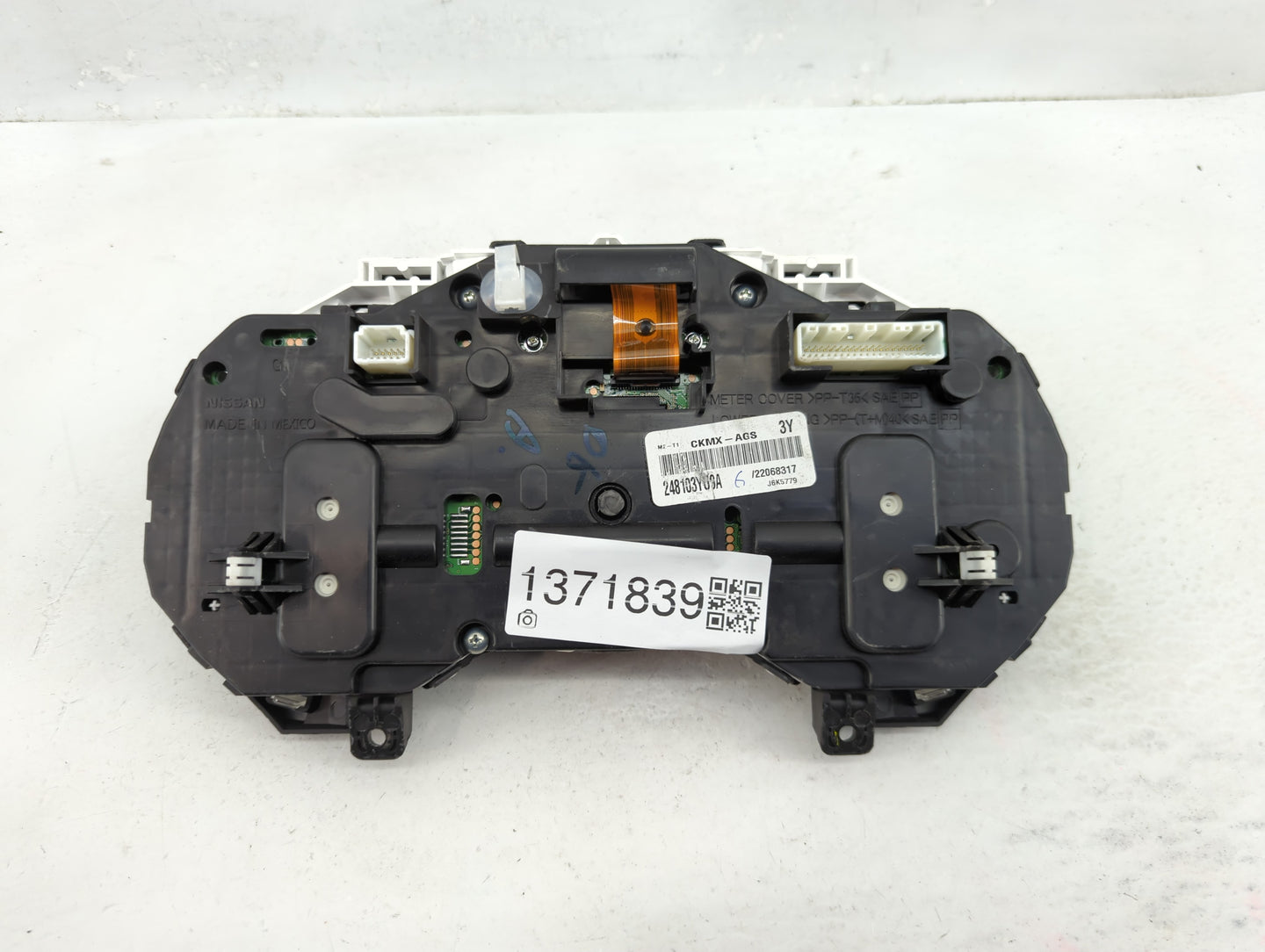 2017-2019 Nissan Sentra Instrument Cluster Speedometer Gauges P/N:248103YU9A Fits Fits 2017 2018 2019 OEM Used Auto Parts - 