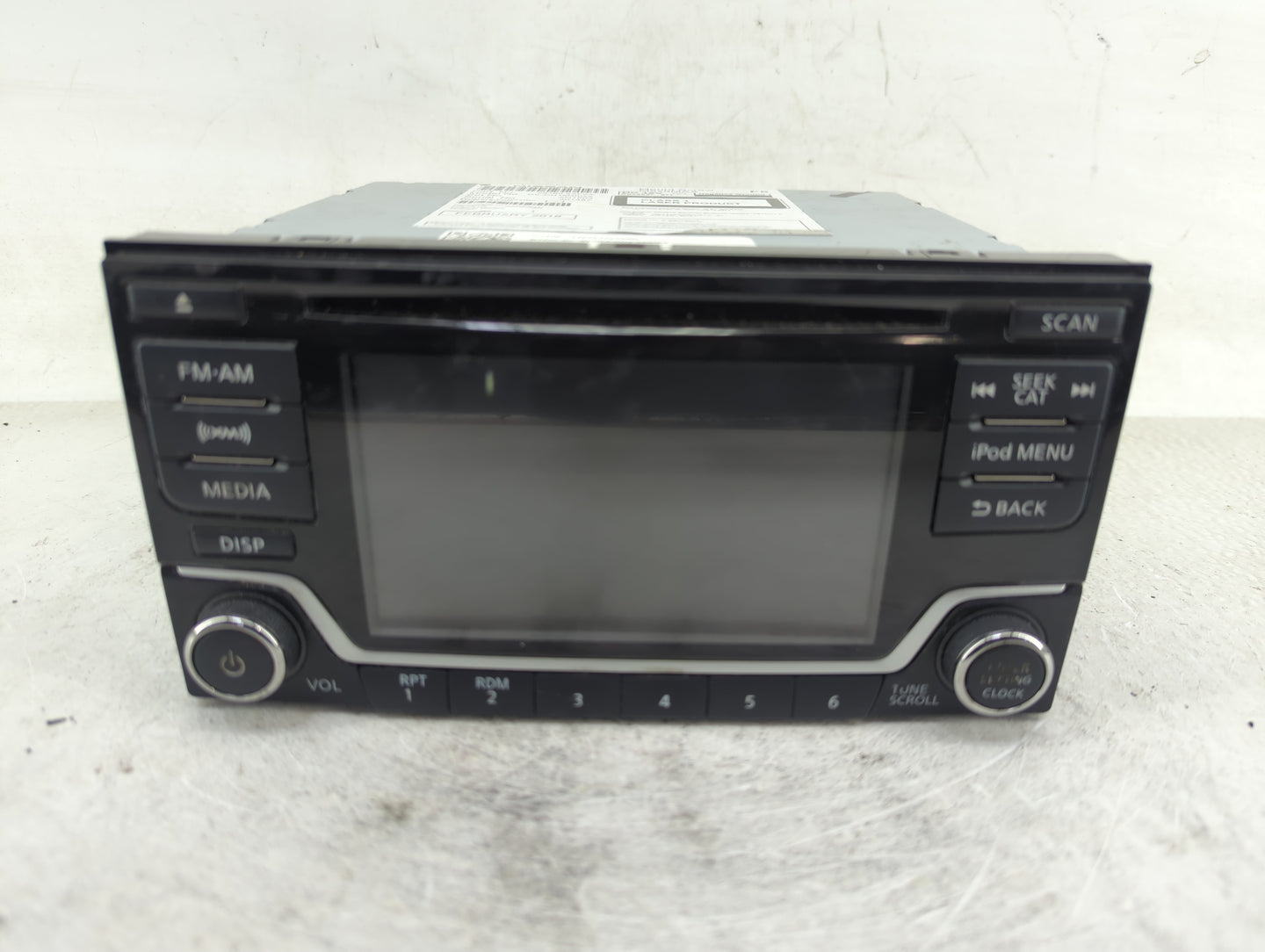 2018-2019 Nissan Sentra Radio AM FM Cd Player Receiver Replacement P/N:28185-4AF6A Fits Fits 2018 2019 OEM Used Auto Parts -