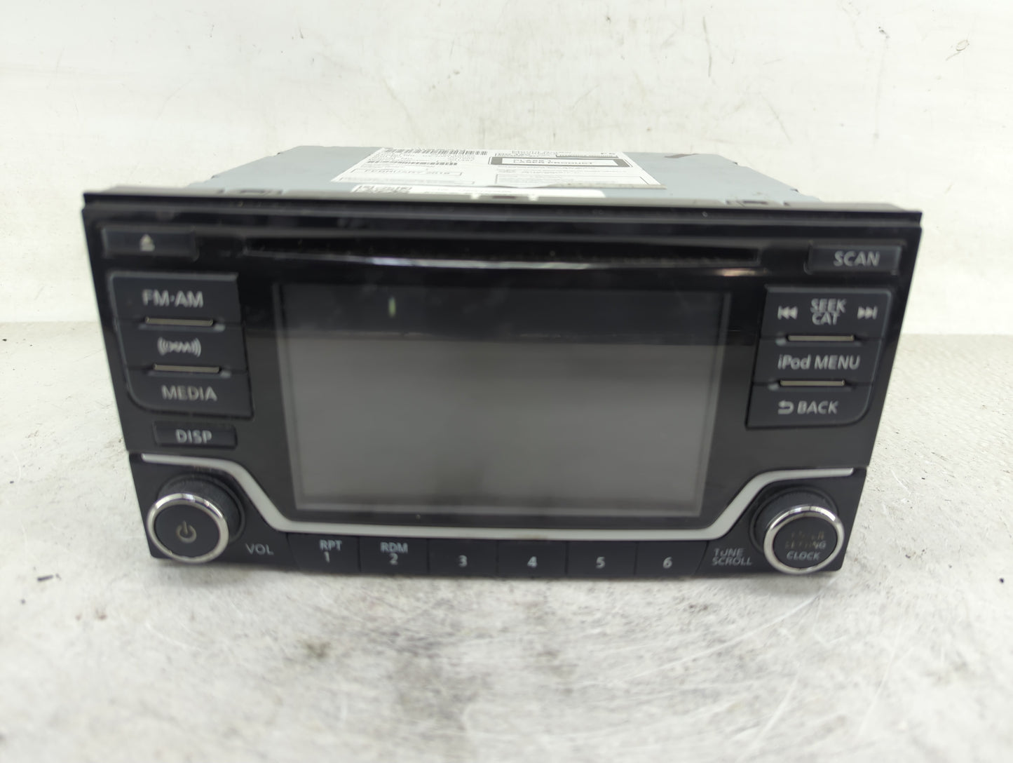 2018-2019 Nissan Sentra Radio AM FM Cd Player Receiver Replacement P/N:28185-4AF6A Fits Fits 2018 2019 OEM Used Auto Parts -