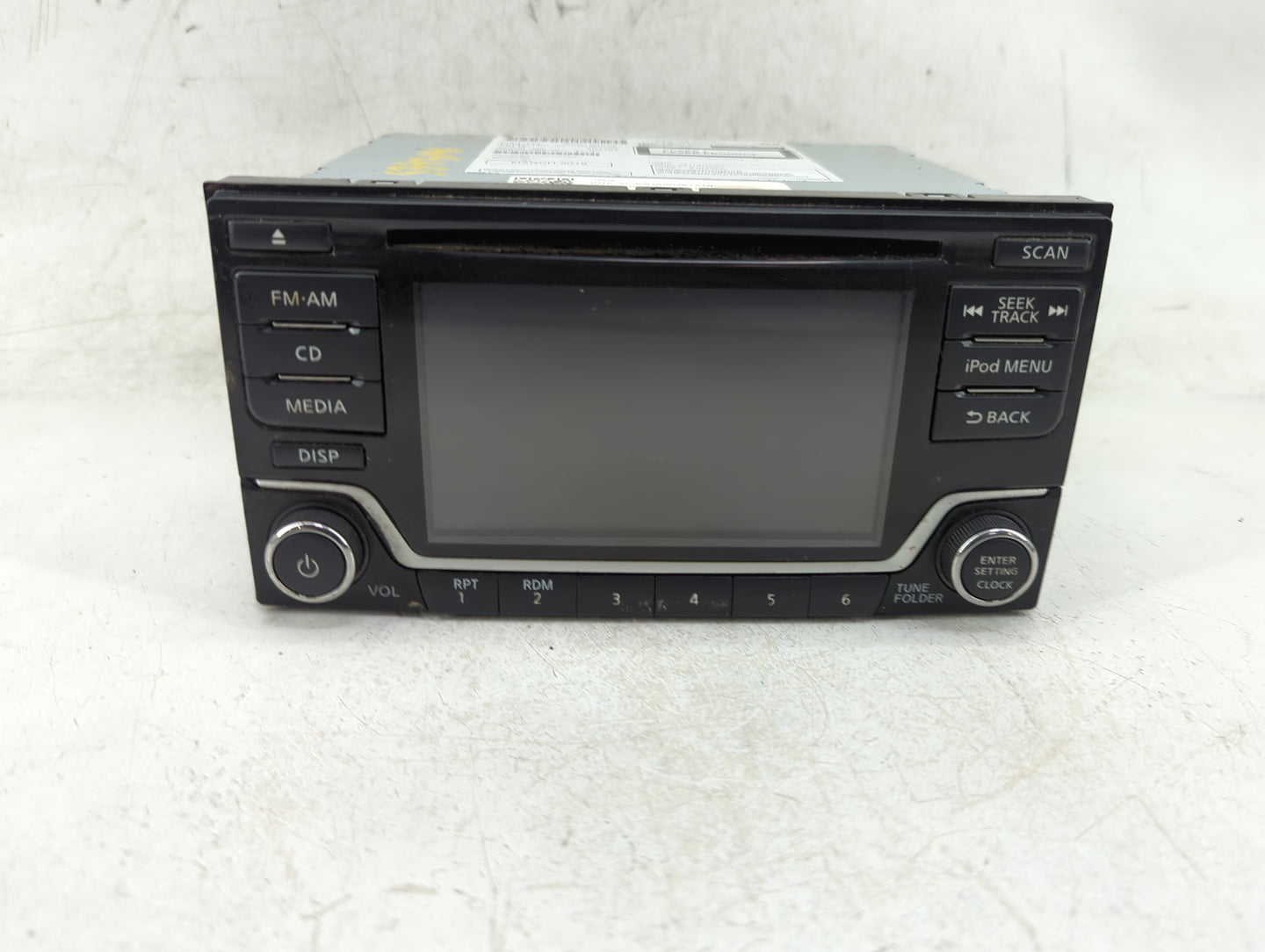 2018-2019 Nissan Sentra Radio AM FM Cd Player Receiver Replacement P/N:28185 5UD0A Fits Fits 2018 2019 OEM Used Auto Parts -