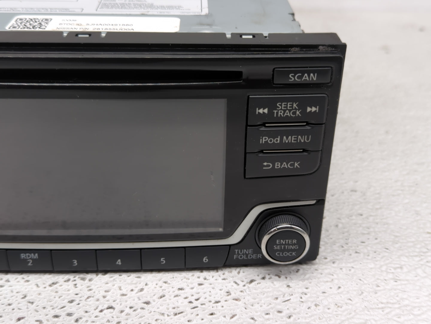 2017-2019 Nissan Sentra Radio AM FM Cd Player Receiver Replacement P/N:28185 5UD0A Fits Fits 2017 2018 2019 OEM Used Auto Pa