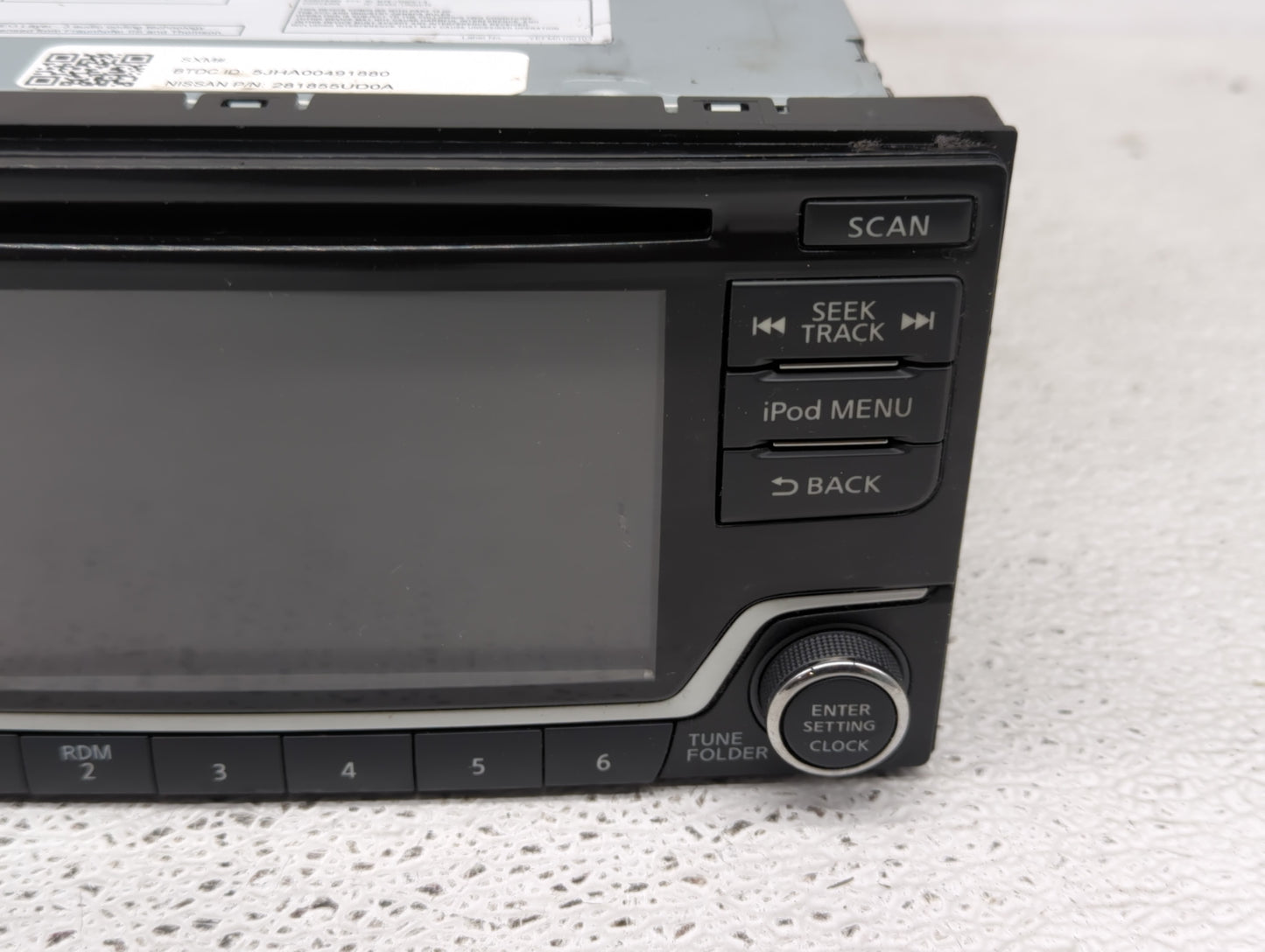 2017-2019 Nissan Sentra Radio AM FM Cd Player Receiver Replacement P/N:28185 5UD0A Fits Fits 2017 2018 2019 OEM Used Auto Pa