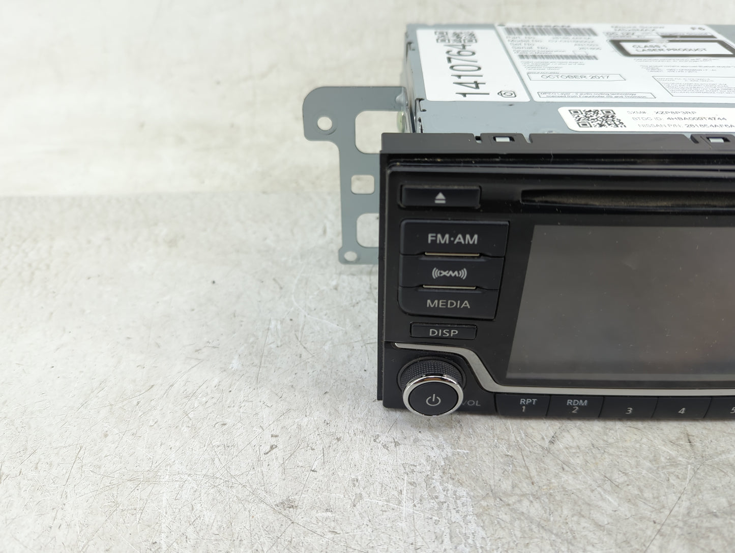 2018-2019 Nissan Sentra Radio AM FM Cd Player Receiver Replacement P/N:28185 4AF6A Fits Fits 2018 2019 OEM Used Auto Parts -
