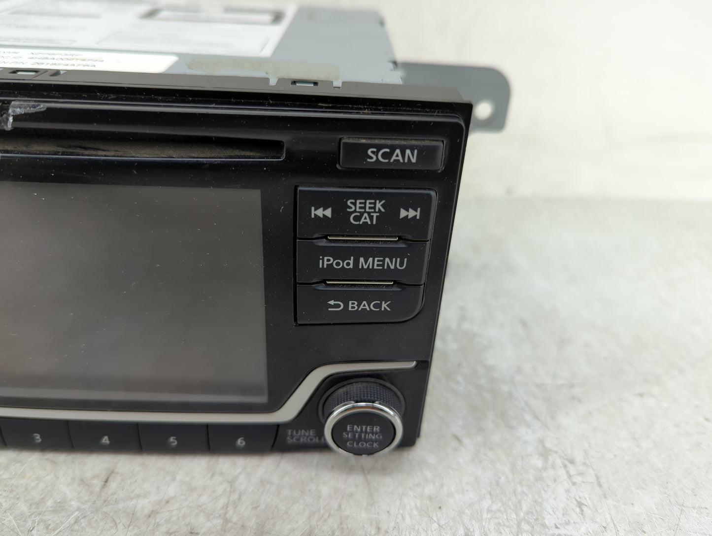 2018-2019 Nissan Sentra Radio AM FM Cd Player Receiver Replacement P/N:28185 4AF6A Fits Fits 2018 2019 OEM Used Auto Parts -