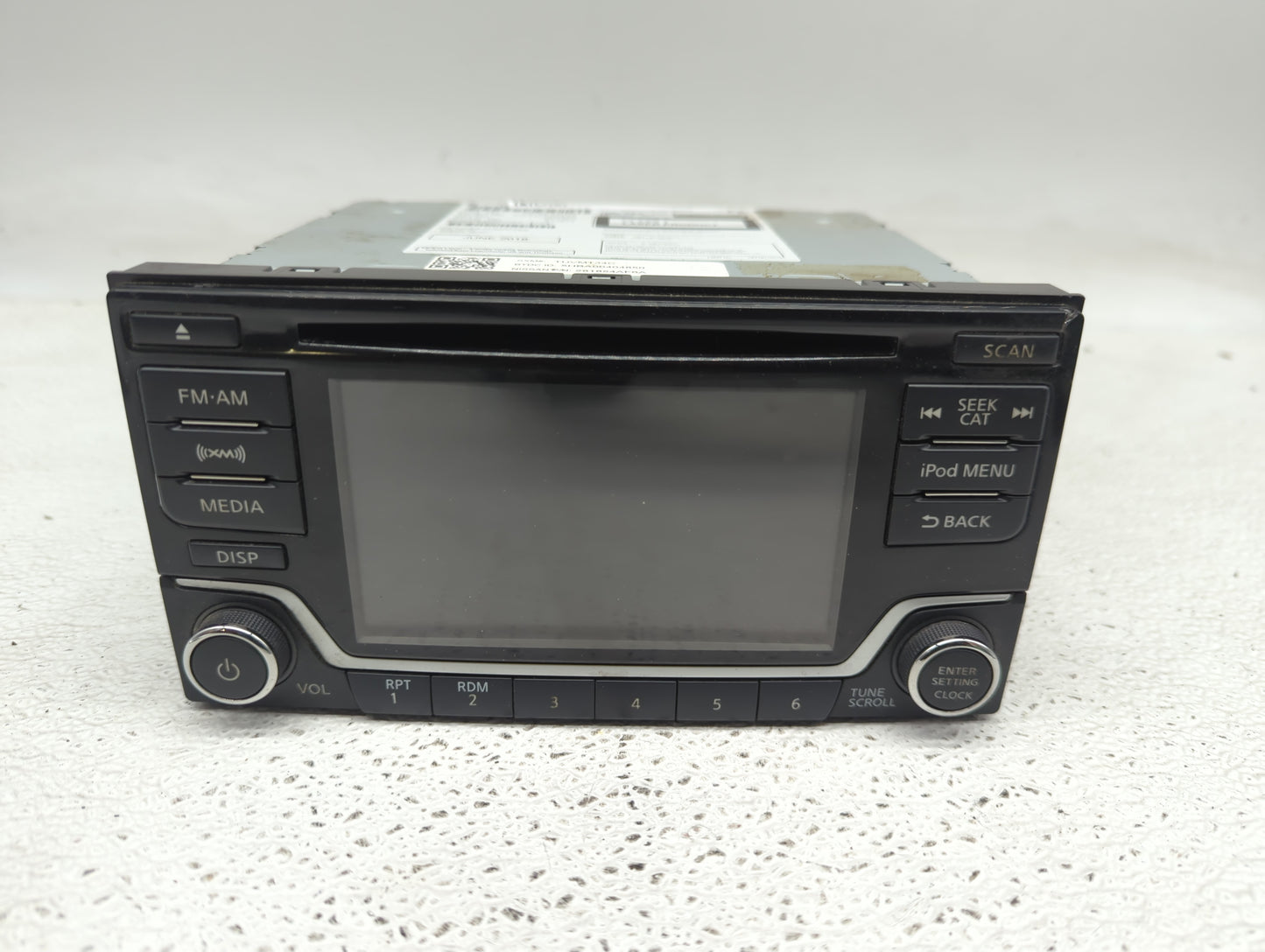 2018-2019 Nissan Sentra Radio AM FM Cd Player Receiver Replacement P/N:28185 4AF6A Fits Fits 2018 2019 OEM Used Auto Parts -
