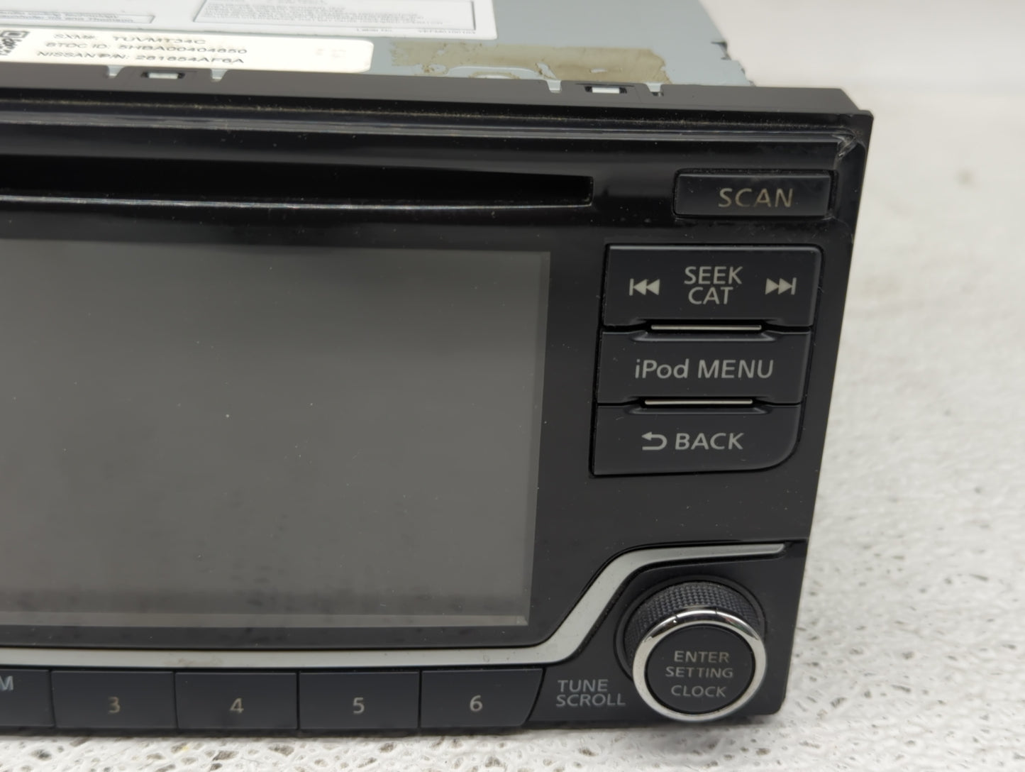 2018-2019 Nissan Sentra Radio AM FM Cd Player Receiver Replacement P/N:28185 4AF6A Fits Fits 2018 2019 OEM Used Auto Parts -
