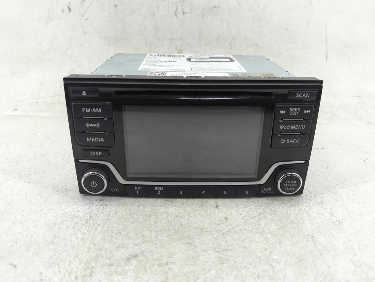 2018-2019 Nissan Sentra Radio AM FM Cd Player Receiver Replacement P/N:28185 4AF6A Fits Fits 2018 2019 OEM Used Auto Parts -