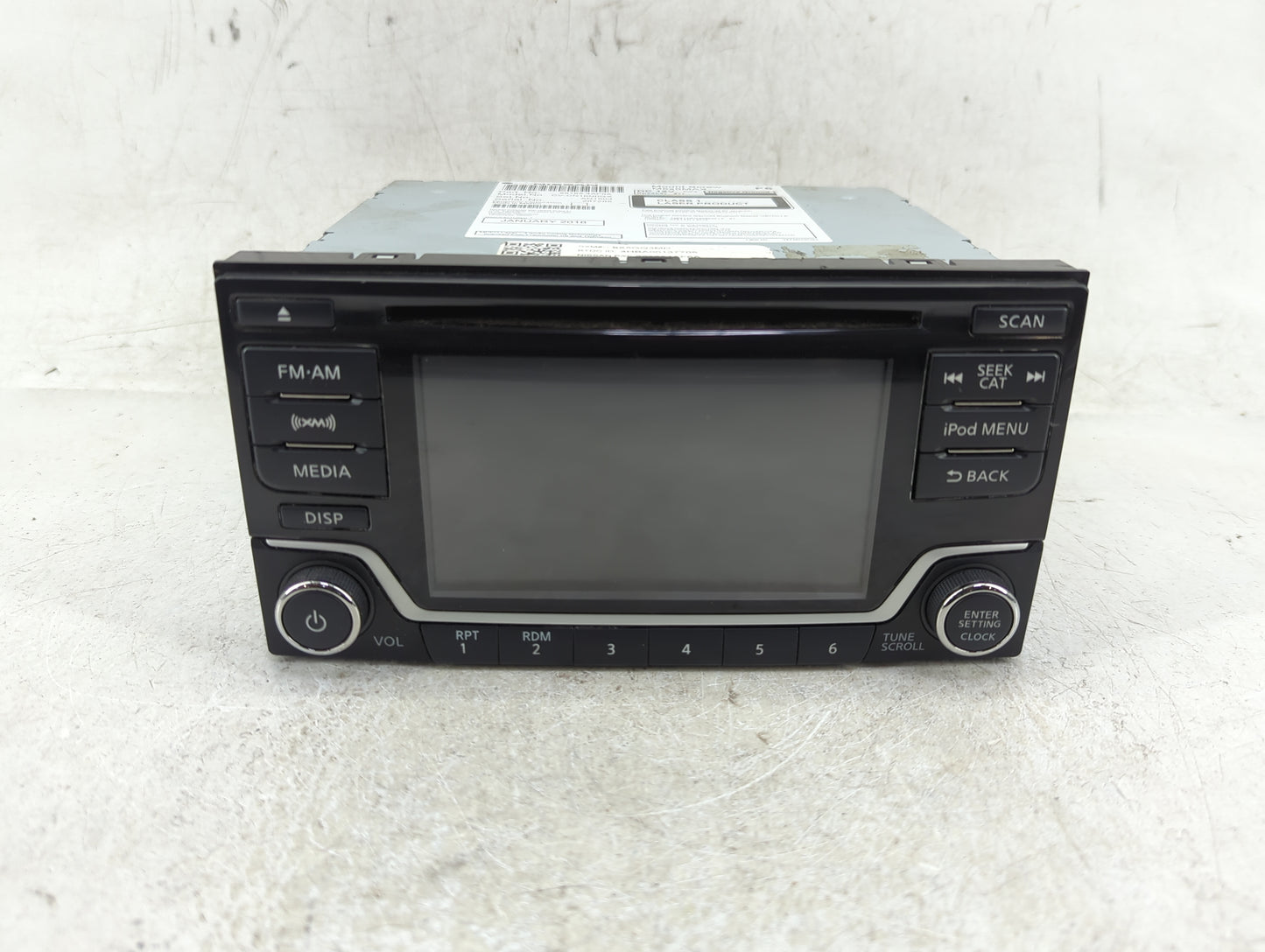 2018-2019 Nissan Sentra Radio AM FM Cd Player Receiver Replacement P/N:28185 4AF6A Fits Fits 2018 2019 OEM Used Auto Parts -