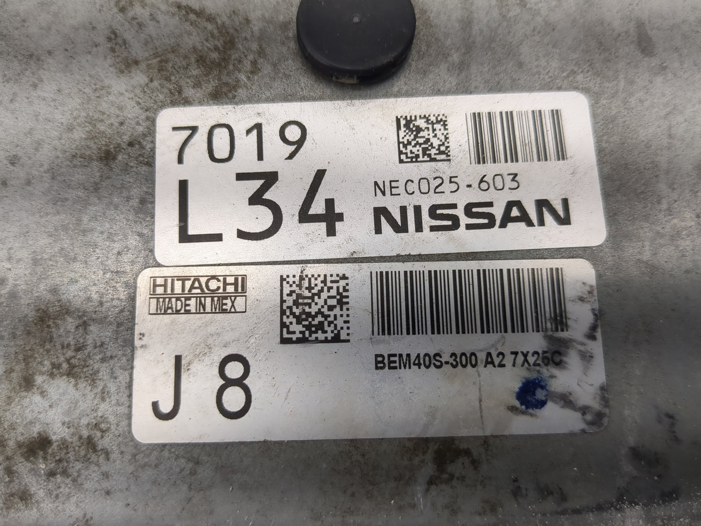 2018-2019 Nissan Sentra PCM Engine Control Computer ECU ECM PCU OEM P/N:NEC025-603 BEM40S-300 Fits Fits 2018 2019 OEM Used A