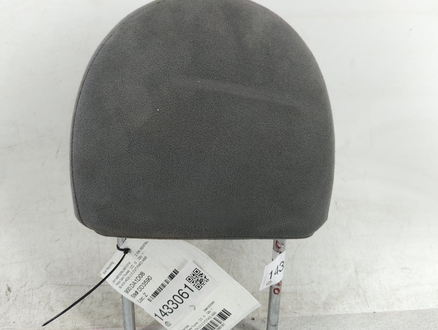 2016-2019 Nissan Sentra Headrest Head Rest Front Driver Seat Grey - Oemusedautoparts1.com