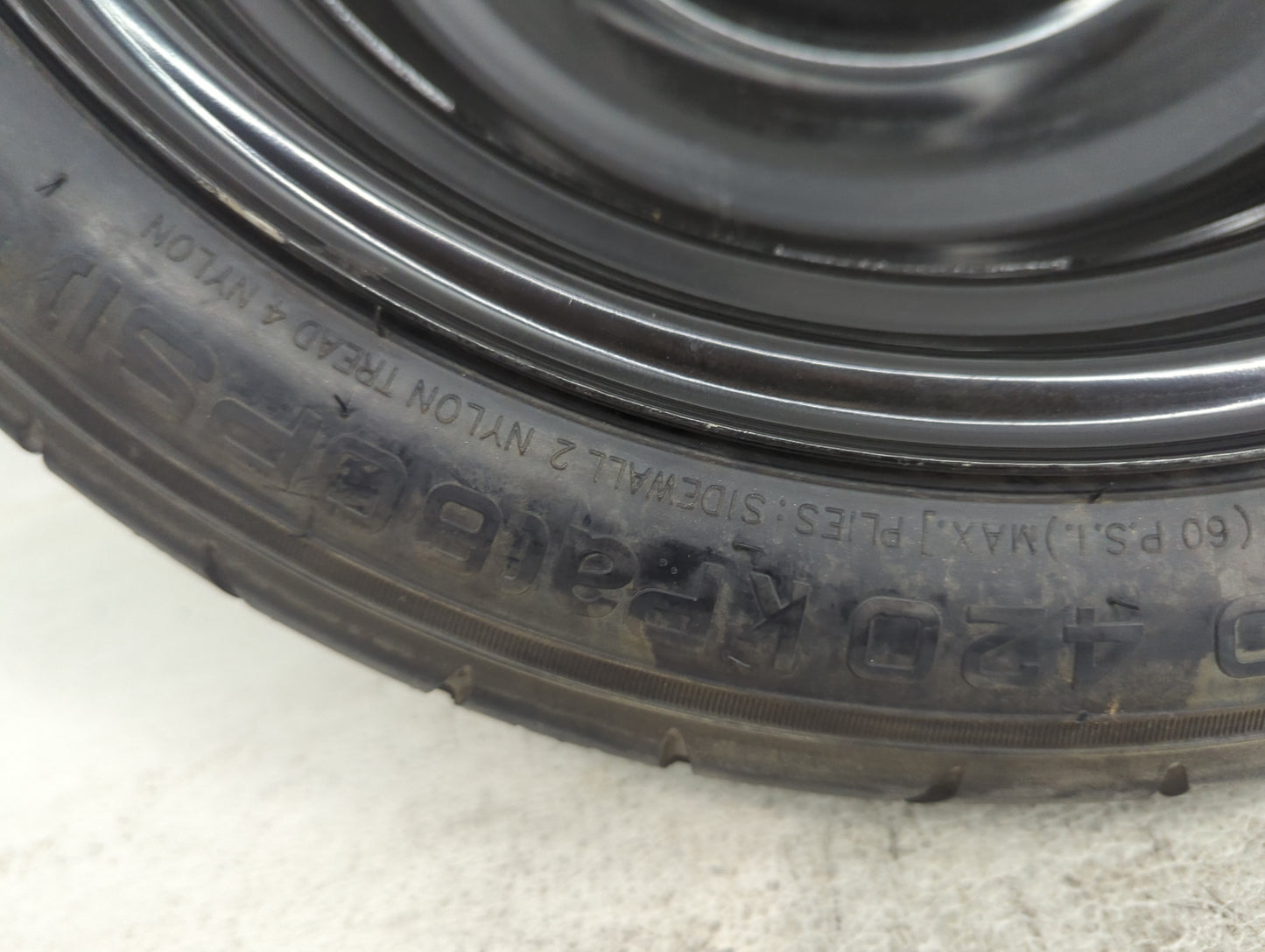 2016-2019 Nissan Sentra Spare Donut Tire Wheel Rim Oem 1462014 - Oemusedautoparts1.com