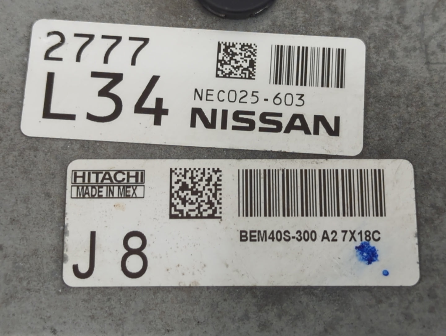 2018-2019 Nissan Sentra PCM Engine Control Computer ECU ECM PCU OEM P/N:NEC025-603 BEM40S-300 A2 Fits Fits 2018 2019 OEM Use