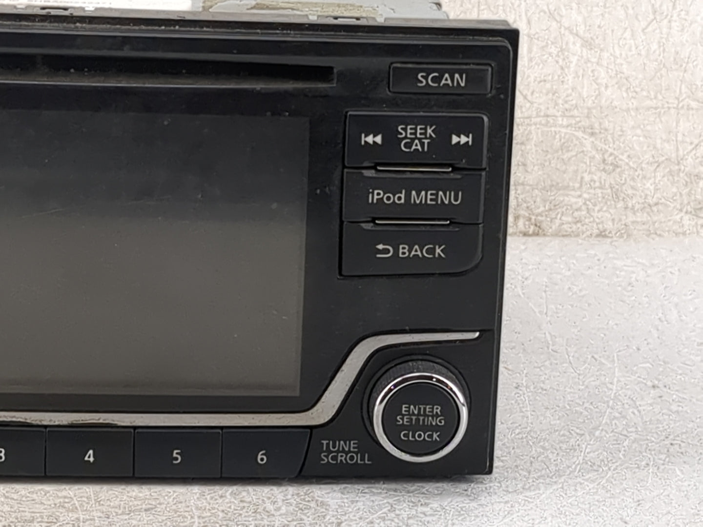 2018-2019 Nissan Sentra Radio AM FM Cd Player Receiver Replacement P/N:28185 4AF6A CV-CN16N0GX Fits Fits 2018 2019 OEM Used 