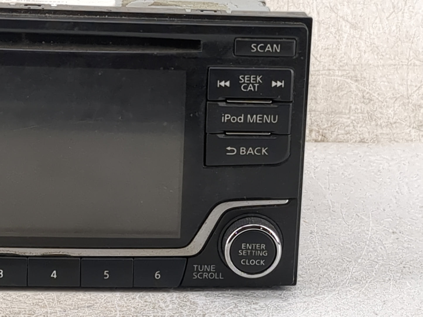 2018-2019 Nissan Sentra Radio AM FM Cd Player Receiver Replacement P/N:28185 4AF6A CV-CN16N0GX Fits Fits 2018 2019 OEM Used 