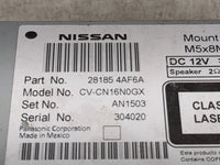 2018-2019 Nissan Sentra Radio AM FM Cd Player Receiver Replacement P/N:28185 4AF6A CV-CN16N0GX Fits Fits 2018 2019 OEM Used 
