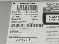 2017-2019 Nissan Sentra Radio AM FM Cd Player Receiver Replacement P/N:281854AF6A CV-CN16N0GX, AN1503 Fits Fits 2017 2018 20