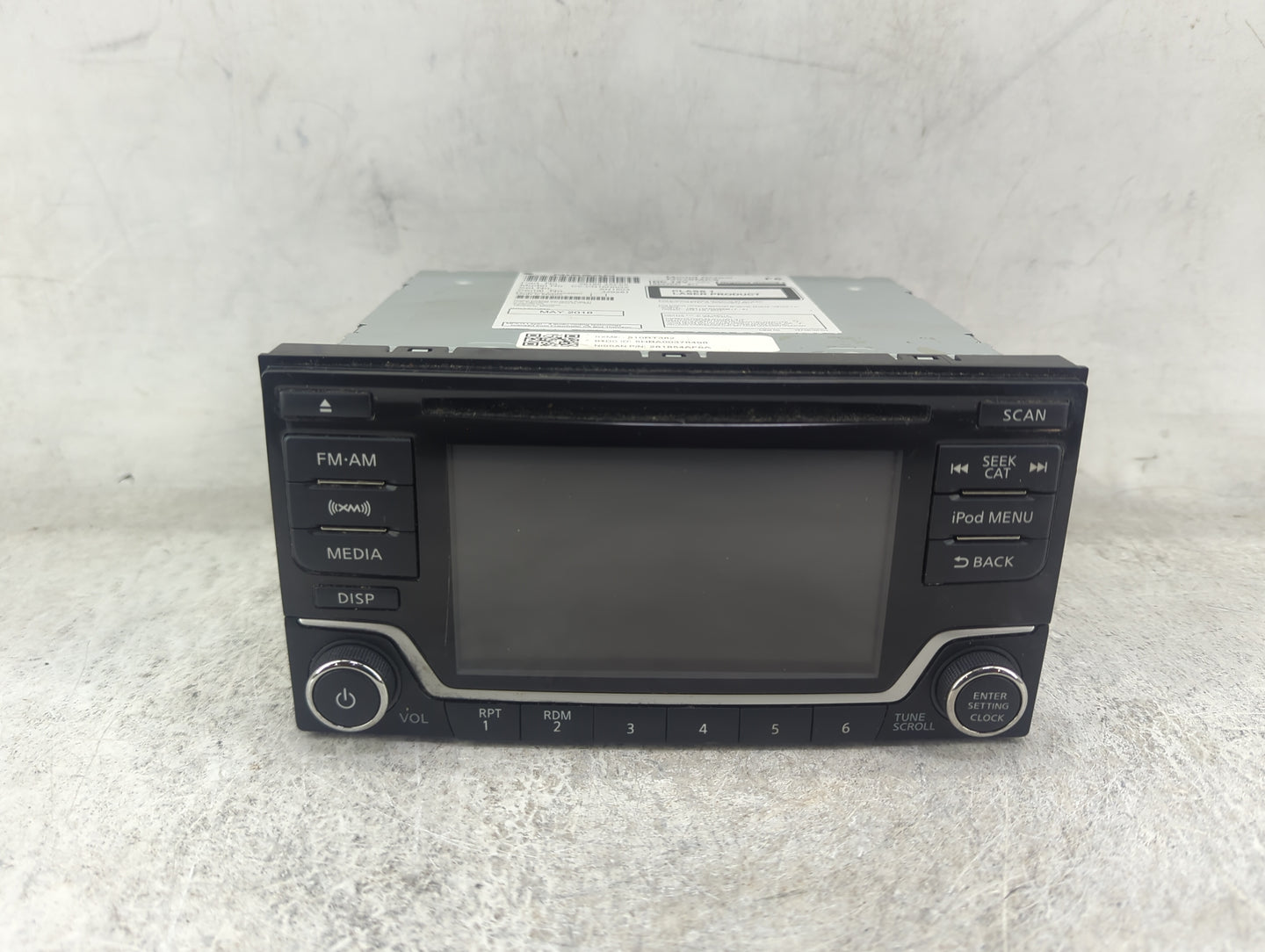 2017-2019 Nissan Sentra Radio AM FM Cd Player Receiver Replacement P/N:28185 4AF6A CV-CN16N0GX Fits Fits 2017 2018 2019 OEM 