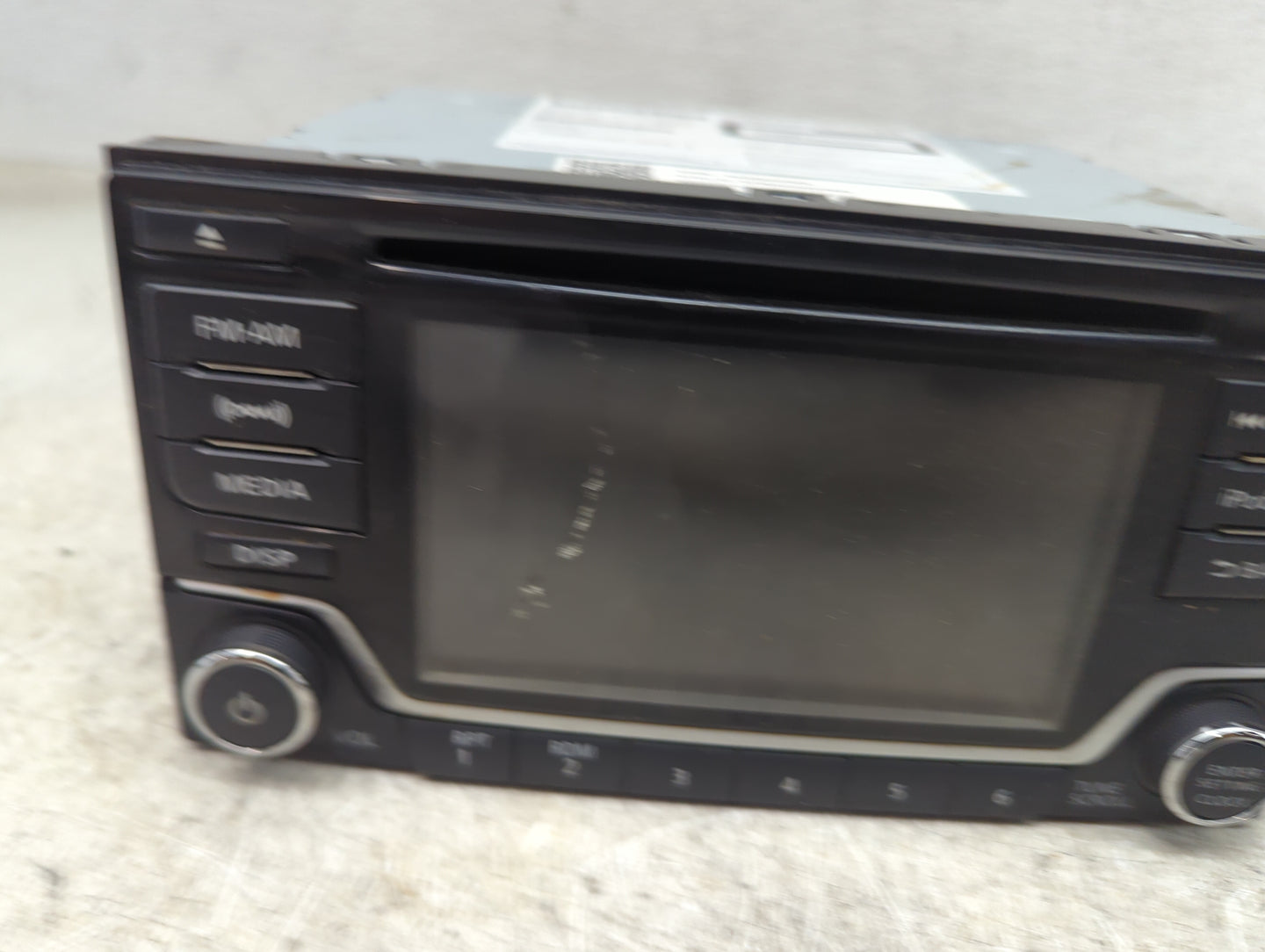 2018-2019 Nissan Sentra Radio AM FM Cd Player Receiver Replacement P/N:281854AF6A CV-CN16N0GX, 28185 4AF6A Fits Fits 2018 20