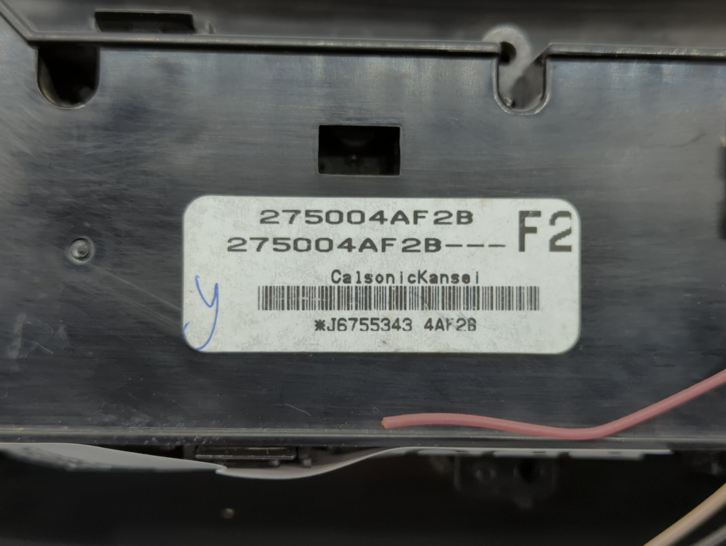 2017-2019 Nissan Sentra Climate Control Module Temperature AC/Heater Replacement P/N:275004AF2B 275004A Fits Fits 2017 2018 