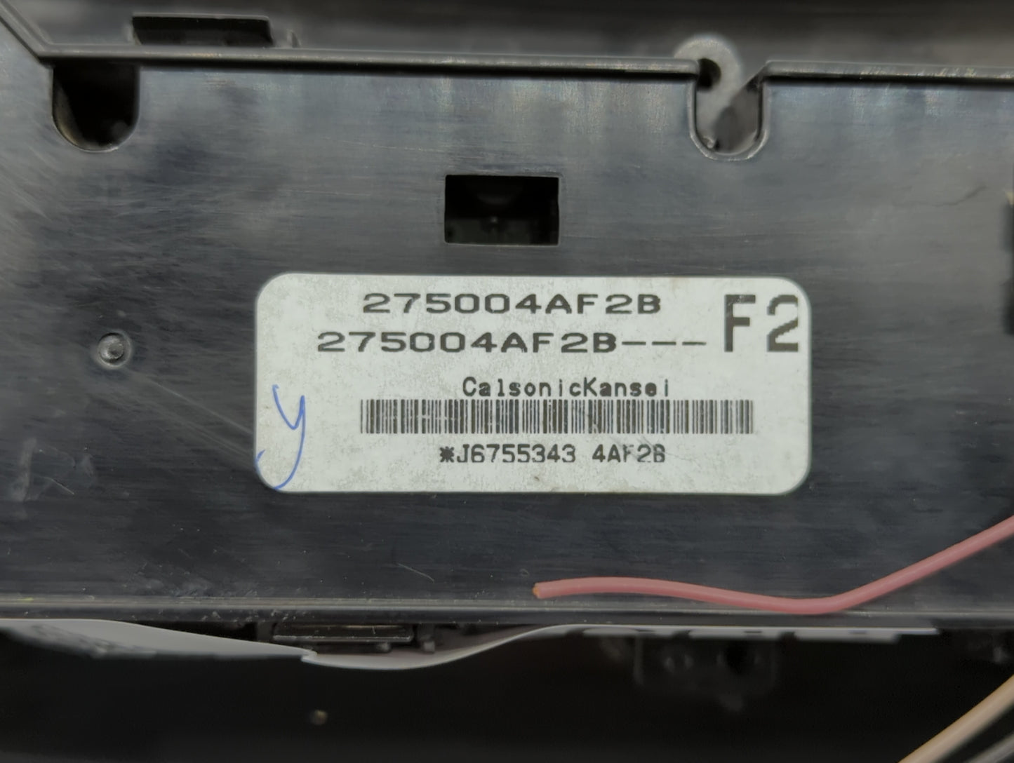 2017-2019 Nissan Sentra Climate Control Module Temperature AC/Heater Replacement P/N:275004AF2B 275004A Fits Fits 2017 2018 