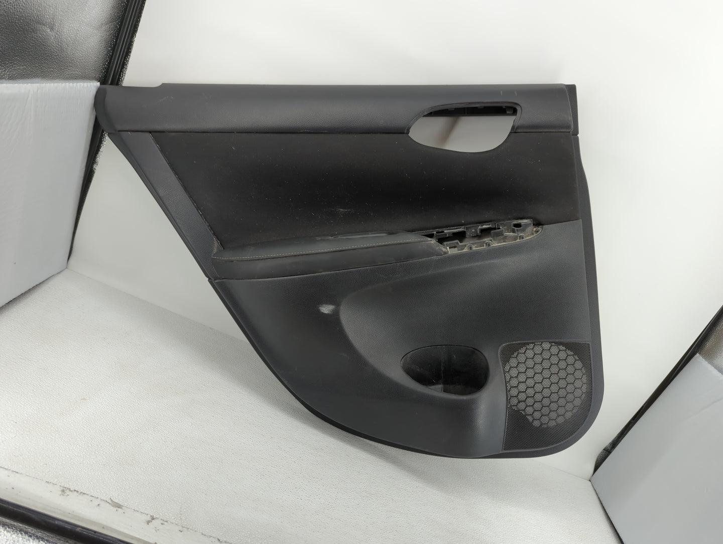2018 Nissan Sentra Rear Left Driver Interior Door Panel Trim Black - Oemusedautoparts1.com