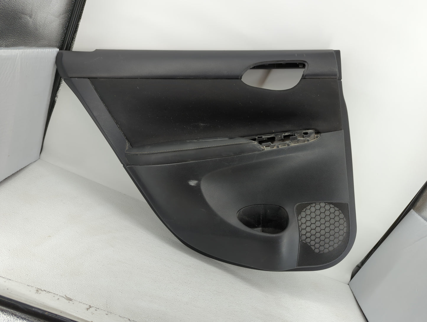2018 Nissan Sentra Rear Left Driver Interior Door Panel Trim Black - Oemusedautoparts1.com