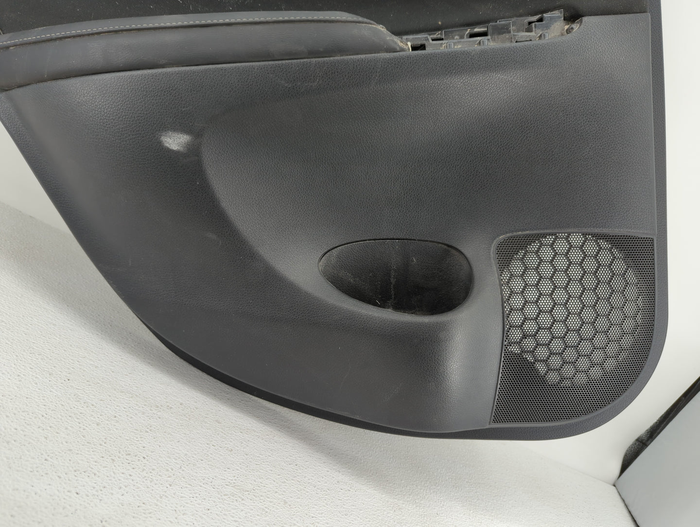 2018 Nissan Sentra Rear Left Driver Interior Door Panel Trim Black - Oemusedautoparts1.com